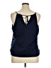 Maurices 100% Polyester Blue Sleeveless Blouse Size 16 (1) - photo 2