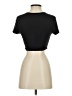 Shein Black Short Sleeve Turtleneck Size S - photo 2