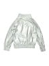 Limited Too Metallic Silver Track Jacket Size 6 - photo 2