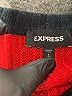 Express Chevron-herringbone Red Pullover Sweater Size S - photo 7