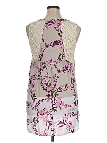 Fig and Flower Sleeveless Blouse (view 2)