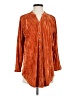 Cato Orange Long Sleeve Blouse Size S - photo 1