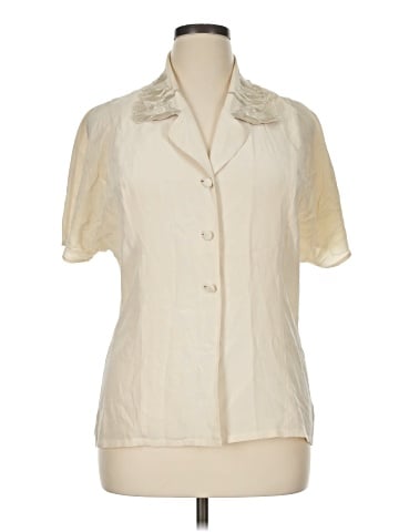 Dana Buchman Short Sleeve Blouse (view 1)