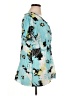 Notations 100% Polyester Teal Short Sleeve Blouse Size 1X - photo 4