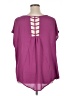 Torrid Purple Short Sleeve Blouse Size 1X Plus (1) - photo 2