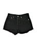 Levi's 100% Cotton Hearts Black Denim Shorts Size 27 waist - photo 1