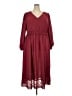 BLOOMCHIC 100% Polyester Burgundy Casual Dress Size 22 - photo 1