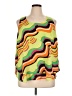 Kaari Blue 100% Polyester Orange 3/4 Sleeve Blouse Size 1X - photo 1