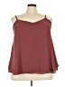 Torrid 100% Polyester Burgundy Sleeveless Blouse Size 2X Plus (2) - photo 1