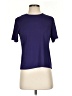 Laura Scott Purple Short Sleeve Top Size S - photo 1