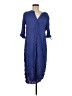 Cupio 100% Viscose Blue Casual Dress Size M - photo 1