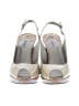 J. Renee 100% Leather Ivory Heels Size 9 1/2 - photo 2
