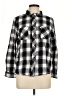 Levi's 100% Cotton Plaid Black Long Sleeve Button-Down Shirt Size L - photo 1