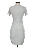 Express Solid Gray Casual Dress Size XS - photo 2