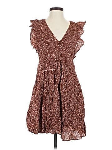 Madewell Pintuck Mini Dress in Florentine Floral (view 1)