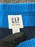Gap Kids Color Block Blue Pullover Sweater Size 6 - 7 - photo 3
