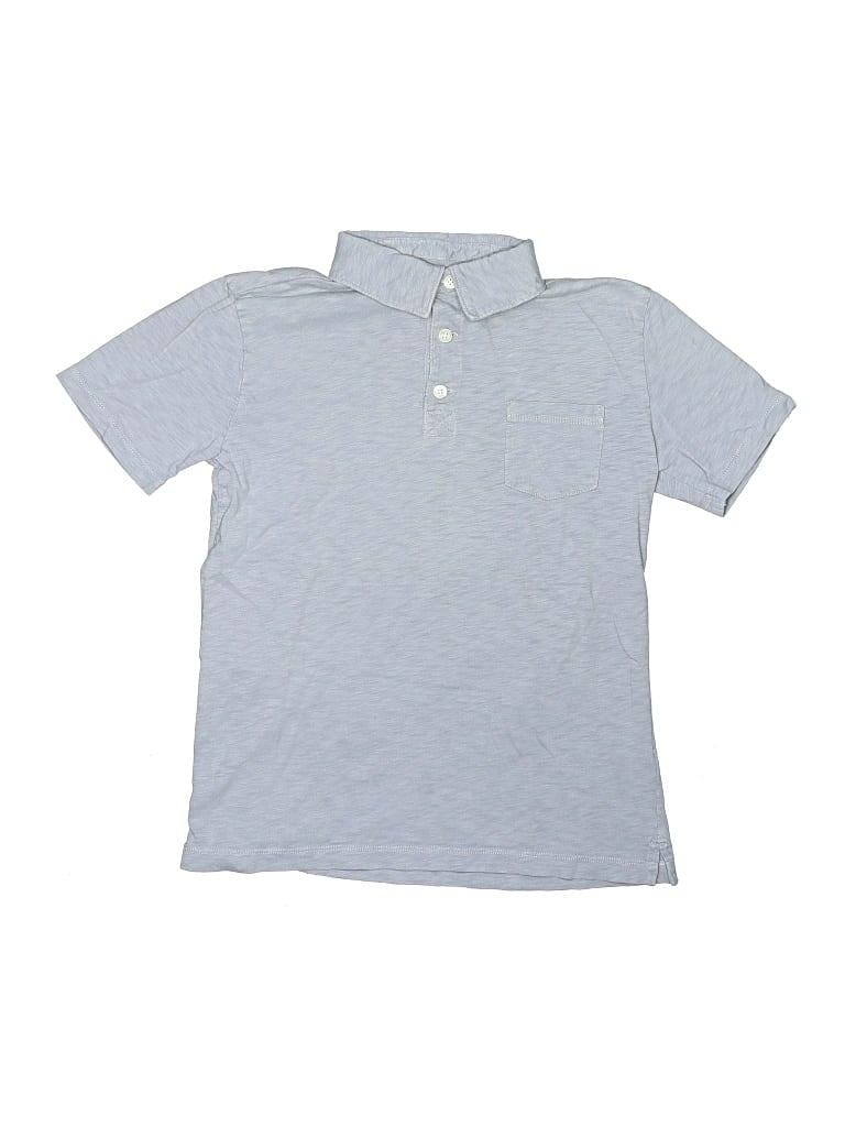 Pre-owned Crewcuts Outlet Kids' Short Sleeve Polo Shirt In Blue