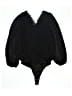 Express 100% Polyester Black Long Sleeve Blouse Size S - photo 1