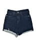 Express Blue Denim Shorts Size 2 - photo 1