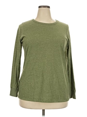 Torrid 3/4 Sleeve T-Shirt (view 1)