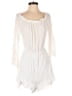 Lush 100% Rayon Ivory Romper Size L - photo 1