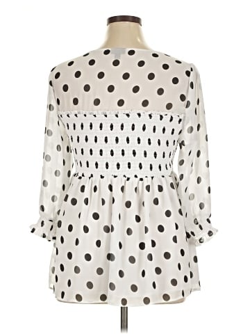 Torrid 3/4 Sleeve Blouse (view 2)