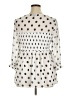 Torrid 100% Polyester Ivory 3/4 Sleeve Blouse Size 1X Plus (1) - photo 2