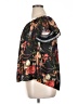 Belle + Sky 100% Polyester Floral Black 3/4 Sleeve Blouse Size XL - photo 5