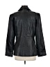 Siena 100% Leather Black Blazer Size 6 - photo 2