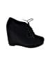 Black Poppy Black Wedges Size 7 - photo 1