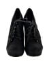 Black Poppy Black Wedges Size 7 - photo 2