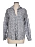 Grayson 100% Cotton Paisley Gray Long Sleeve Button-Down Shirt Size Lg (4) - photo 1