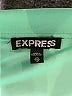 Express 100% Polyester Color Block Green Formal Skirt Size XS - photo 4