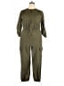 Max Studio Solid Green Jumpsuit Size 18 - photo 1