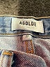 AGOLDE 100% Cotton Hearts Blue Jeans Size 27 waist - photo 7