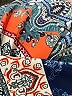 Unbranded Paisley Blue Swimsuit Top Size L - photo 5