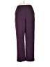 Alfred Dunner 100% Polyester Solid Purple Casual Pants Size 10 - photo 1