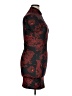 Shein Paisley Red Cocktail Dress Size XL - photo 4