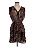 Zara Paisley Brown Cocktail Dress Size S - photo 1