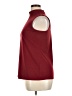 IMAN Burgundy Sleeveless Blouse Size XL - photo 5