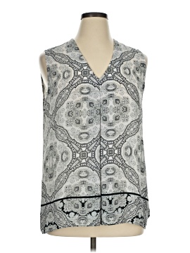 Rose + Olive Sleeveless Blouse (view 1)