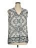 Rose + Olive Gray Sleeveless Blouse Size XL - photo 1