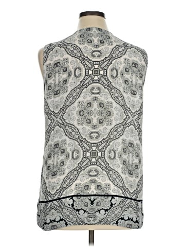 Rose + Olive Sleeveless Blouse (view 2)