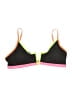 Popvil Color Block Black Swimsuit Top Size XXL - photo 1