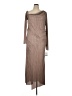 ASOS Design 100% Polyester Brown Casual Dress Size 16 - photo 1