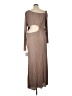ASOS Design 100% Polyester Brown Casual Dress Size 16 - photo 2