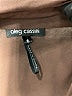 Oleg Cassini 100% Polyester Brown 3/4 Sleeve Blouse Size 6 - photo 7
