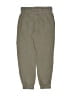 Athletic Works Solid Green Tan Sweatpants Size 7 - photo 2