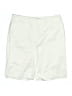 AK Anne Klein Solid Ivory Khaki Shorts Size 36 waist (estimated) - photo 1