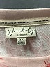 wonderly Pink Short Sleeve Blouse Size 3X - photo 7